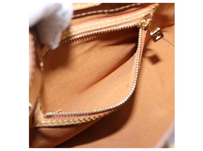 LOUIS VUITTON Monogram Vernis Reade PM Hand Bag Bronze M91146 LV Auth gh2341V Bronzo - vista 21
