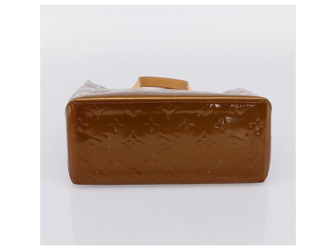 LOUIS VUITTON Monogram Vernis Reade PM Hand Bag Bronze M91146 LV Auth gh2341V Bronzo - vista 5