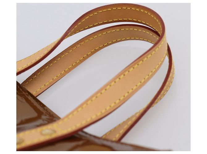 LOUIS VUITTON Monogram Vernis Reade PM Hand Bag Bronze M91146 LV Auth gh2341V Bronzo - vista 8