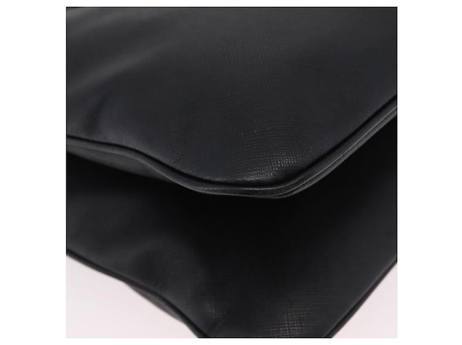 Borsa a mano Salvatore Ferragamo Gancini in pelle nera e argento Auth BA16166 Nero - vista 15