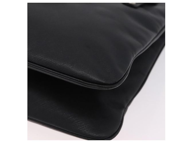 Borsa a mano Salvatore Ferragamo Gancini in pelle nera e argento Auth BA16166 Nero - vista 16