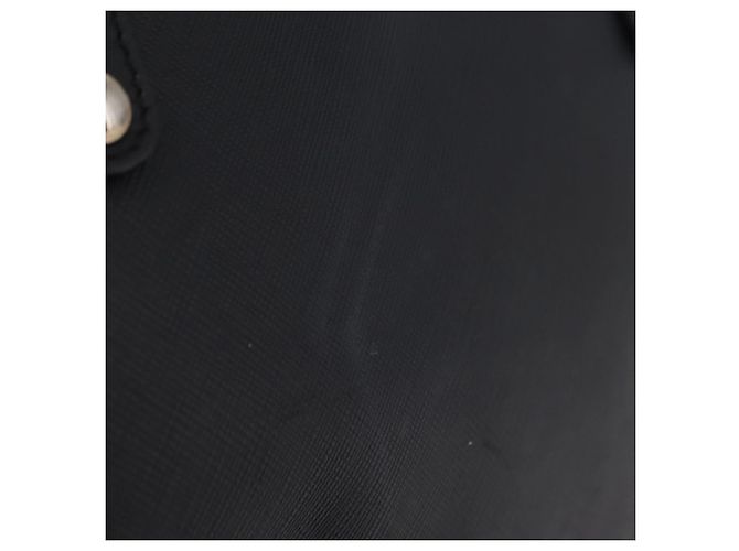 Borsa a mano Salvatore Ferragamo Gancini in pelle nera e argento Auth BA16166 Nero - vista 3