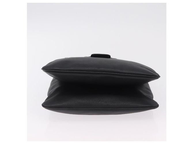 Borsa a mano Salvatore Ferragamo Gancini in pelle nera e argento Auth BA16166 Nero - vista 6