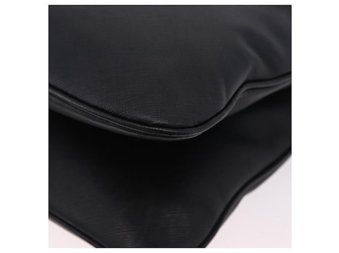 Borsa a mano Salvatore Ferragamo Gancini in pelle nera e argento Auth BA16166 Nero - vista 9
