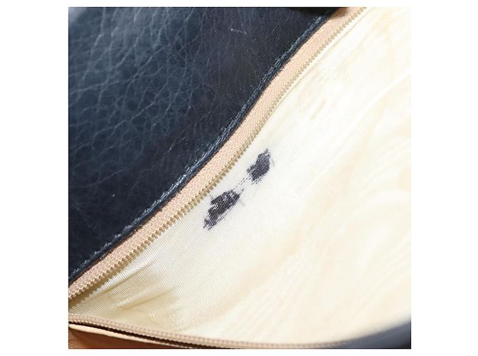 Céline CELINE Tote Bag aus Leder Schwarz Goldfarben Auth bs37162 - Ansicht 12