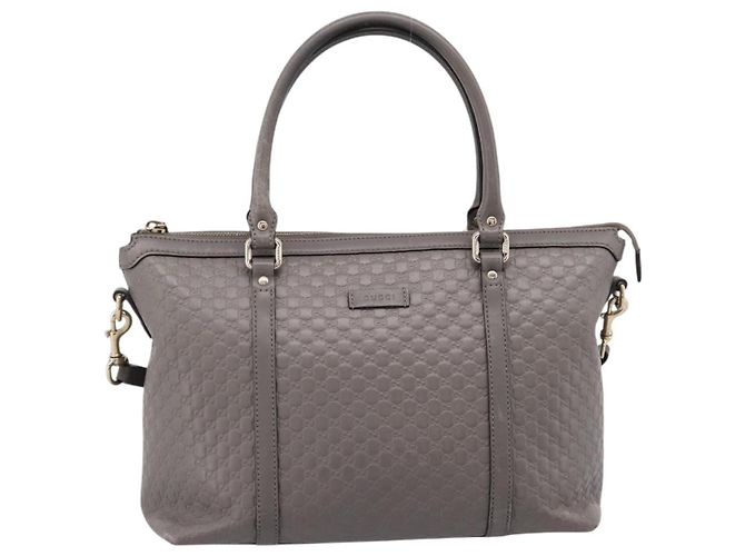 Borsa GUCCI Micro GG Canvas Guccissima in pelle 2way Outlet 449656 Auth ep15926 Marrone D'oro - vista 13