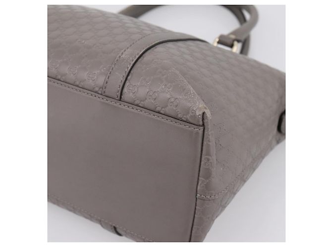 Borsa GUCCI Micro GG Canvas Guccissima in pelle 2way Outlet 449656 Auth ep15926 Marrone D'oro - vista 16