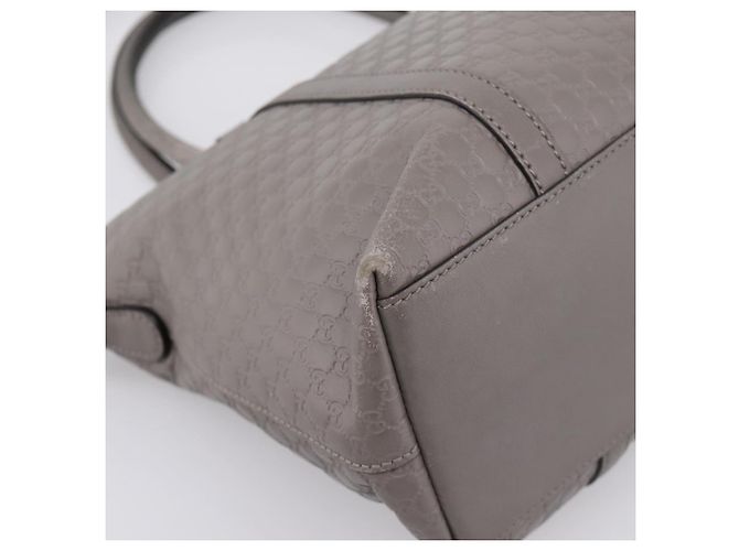 Borsa GUCCI Micro GG Canvas Guccissima in pelle 2way Outlet 449656 Auth ep15926 Marrone D'oro - vista 17