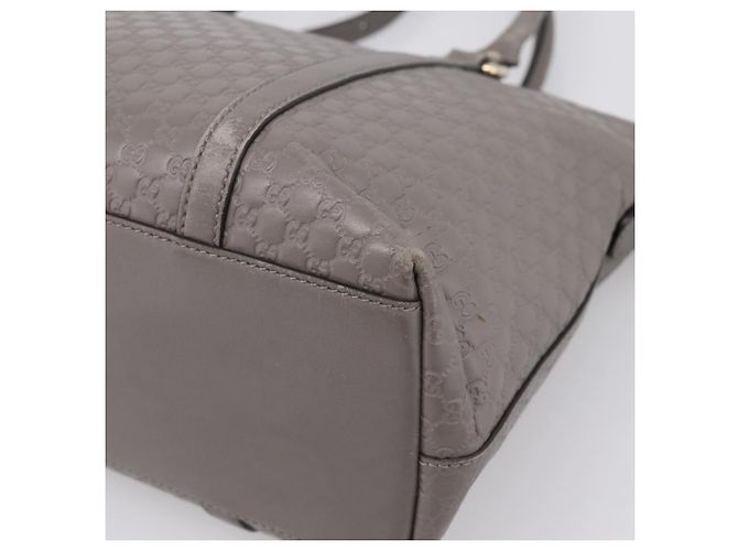 Borsa GUCCI Micro GG Canvas Guccissima in pelle 2way Outlet 449656 Auth ep15926 Marrone D'oro - vista 18