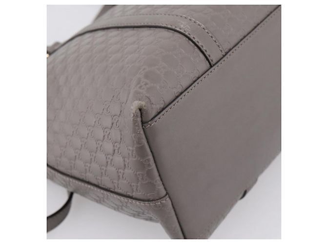 Borsa GUCCI Micro GG Canvas Guccissima in pelle 2way Outlet 449656 Auth ep15926 Marrone D'oro - vista 19