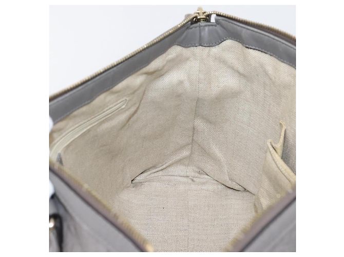 Borsa GUCCI Micro GG Canvas Guccissima in pelle 2way Outlet 449656 Auth ep15926 Marrone D'oro - vista 22