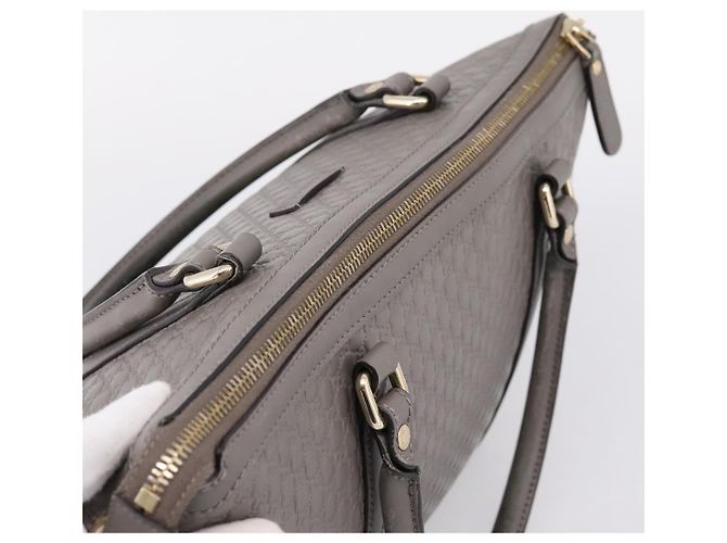 Borsa GUCCI Micro GG Canvas Guccissima in pelle 2way Outlet 449656 Auth ep15926 Marrone D'oro - vista 6