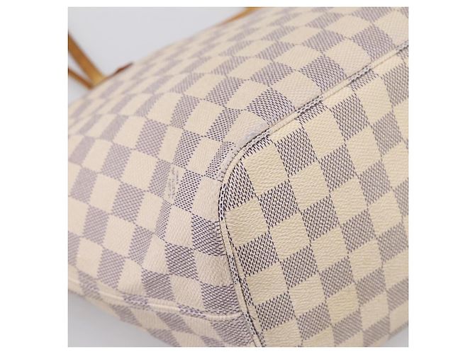 Borsa Tote LOUIS VUITTON Damier Azur Neverfull MM N41605 LV Auth ep15937 - vista 17