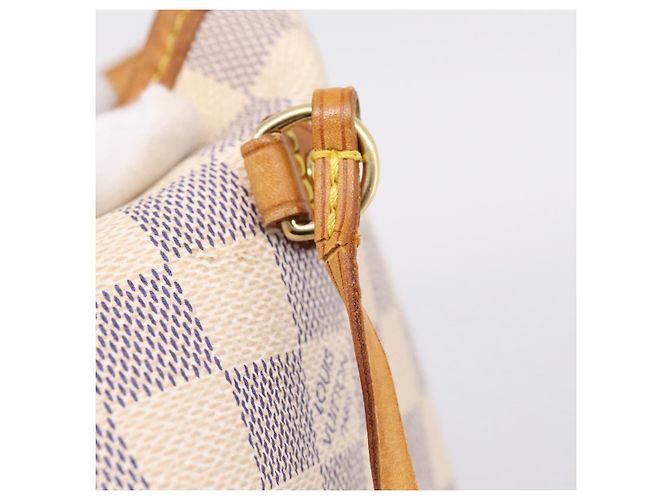 Borsa Tote LOUIS VUITTON Damier Azur Neverfull MM N41605 LV Auth ep15937 - vista 19