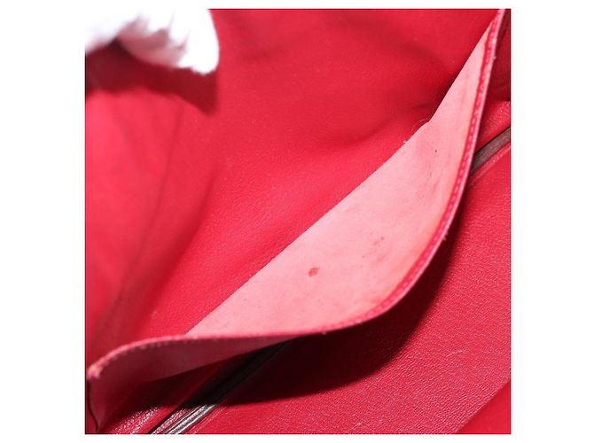 Hermès Borsa a mano HERMES Star Mark Birkin 30 in pelle Taurillon Rossa Argento Auth LN222SM Rosso - vista 34
