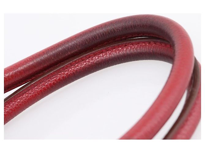 Hermès Borsa a mano HERMES Star Mark Birkin 30 in pelle Taurillon Rossa Argento Auth LN222SM Rosso - vista 7