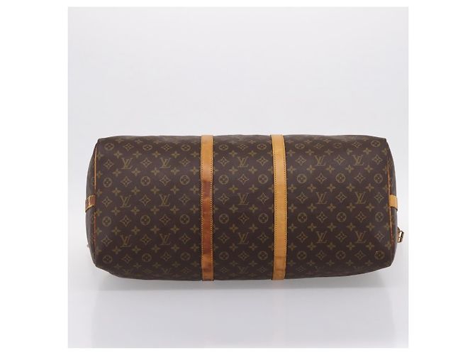 LOUIS VUITTON Monogram Keepall Bandouliere 60 Borsa Boston M41412 LV Auth BA15722 Monogramma - vista 5
