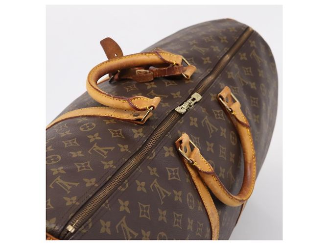 LOUIS VUITTON Monogram Keepall Bandouliere 60 Borsa Boston M41412 LV Auth BA15722 Monogramma - vista 6