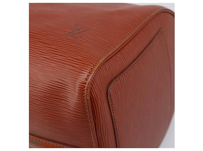 Bolsa de mão LOUIS VUITTON Epi Speedy 35 Brown M42993 LV Auth ep15819A Marrom - vista 14