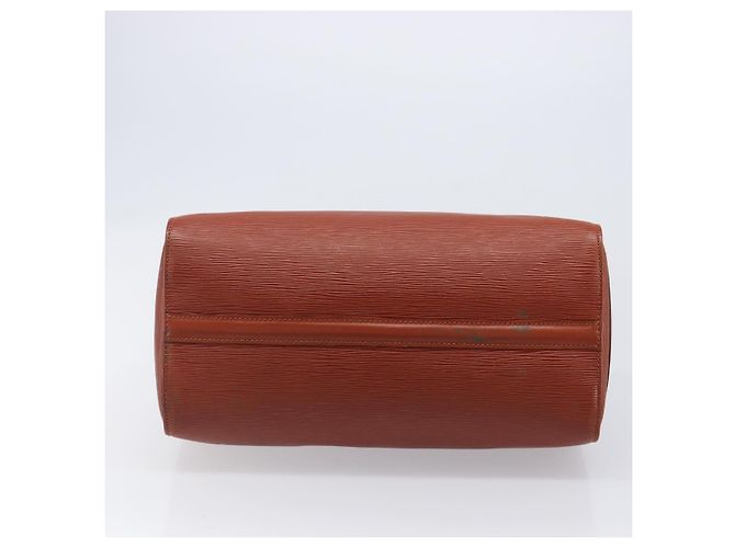 Bolsa de mão LOUIS VUITTON Epi Speedy 35 Brown M42993 LV Auth ep15819A Marrom - vista 5