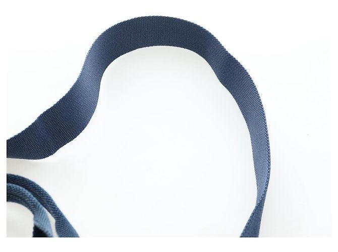 LOEWE Tote Bag Wolle 2way Blau Silber Auth 203705M - Ansicht 15