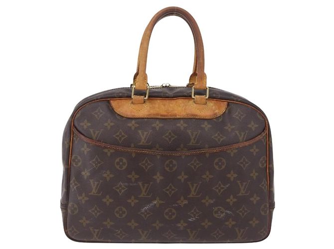 Borsa a mano LOUIS VUITTON Monogram Deauville M47270 LV Auth 206135 Monogramma - vista 13