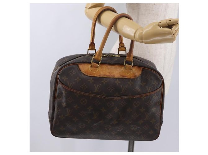 Borsa a mano LOUIS VUITTON Monogram Deauville M47270 LV Auth 206135 Monogramma - vista 33