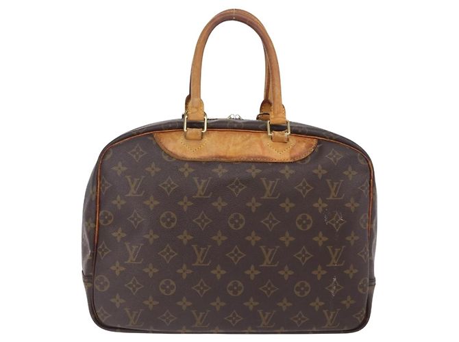 Borsa a mano LOUIS VUITTON Monogram Deauville M47270 LV Auth 206135 Monogramma - vista 4