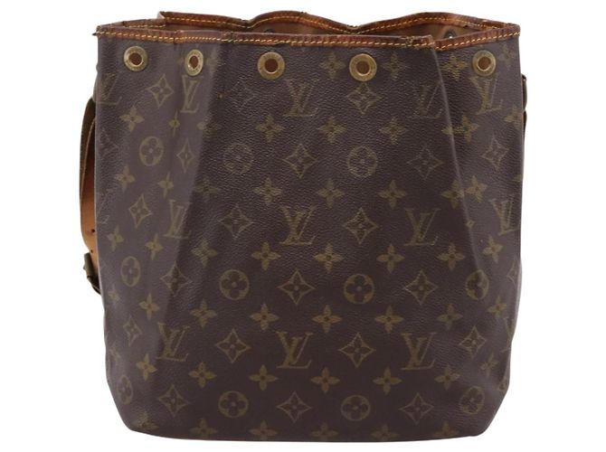 Borsa a tracolla LOUIS VUITTON Monogram Petit Noe M42226 LV Auth bs37378 Monogramma - vista 13