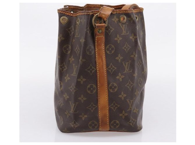 Borsa a tracolla LOUIS VUITTON Monogram Petit Noe M42226 LV Auth bs37378 Monogramma - vista 4