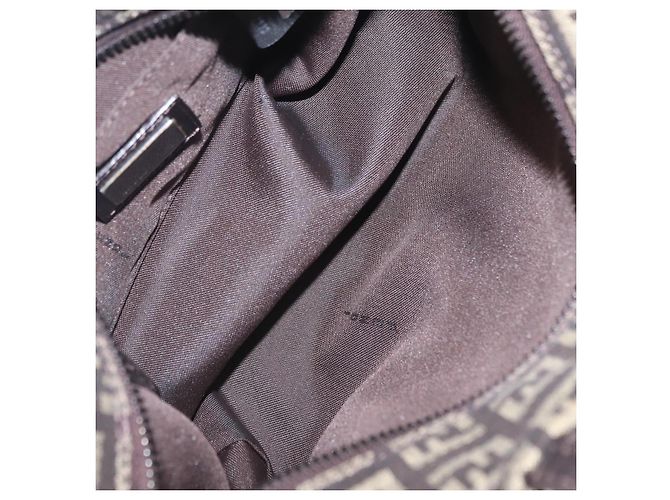 FENDI Zucchino Canvas Handtasche Brown 8BN105 Auth ka6325 Braun - Ansicht 11