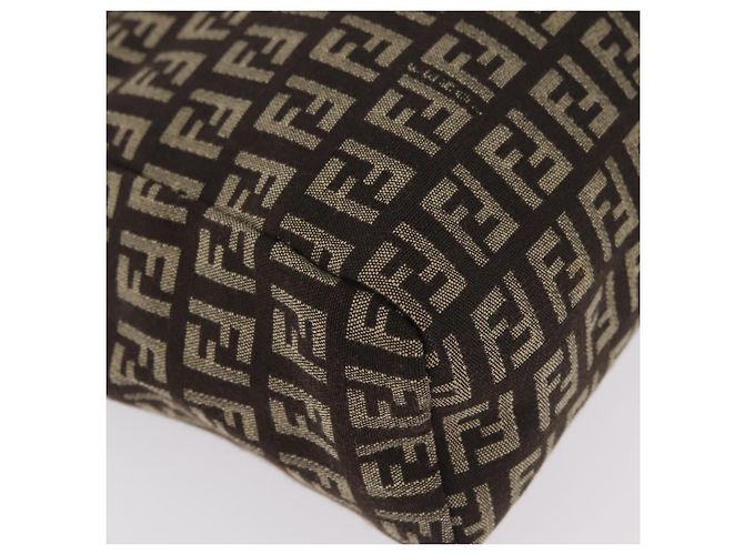 FENDI Zucchino Canvas Handtasche Brown 8BN105 Auth ka6325 Braun - Ansicht 15