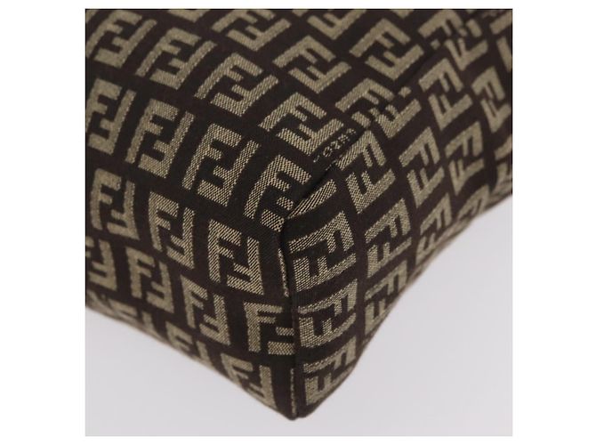 FENDI Zucchino Canvas Handtasche Brown 8BN105 Auth ka6325 Braun - Ansicht 16