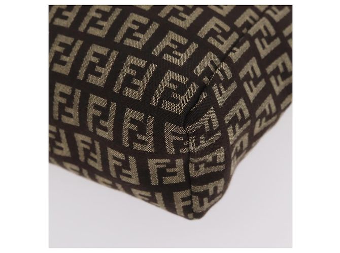 FENDI Zucchino Canvas Handtasche Brown 8BN105 Auth ka6325 Braun - Ansicht 18