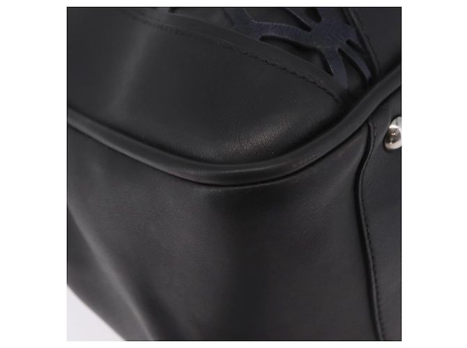 Borsa a mano Miu Miu in pelle nera e argento Auth am12613V Nero - vista 17
