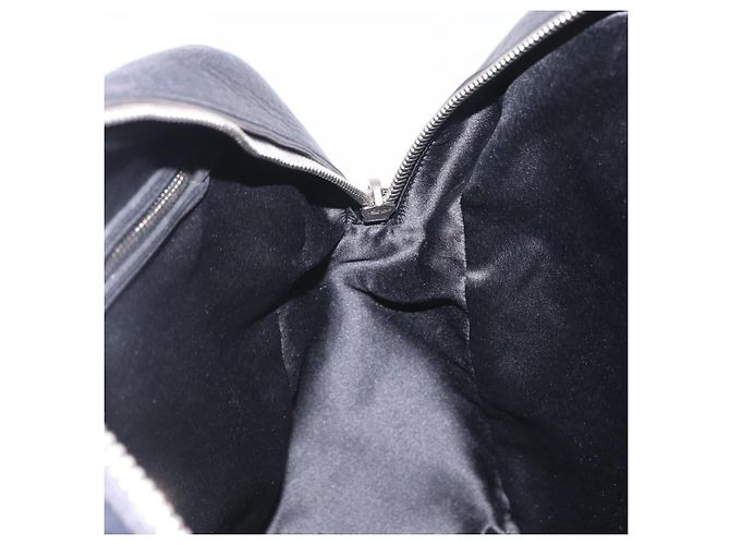Borsa a mano Miu Miu in pelle nera e argento Auth am12613V Nero - vista 23