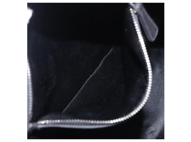 Borsa a mano Miu Miu in pelle nera e argento Auth am12613V Nero - vista 26