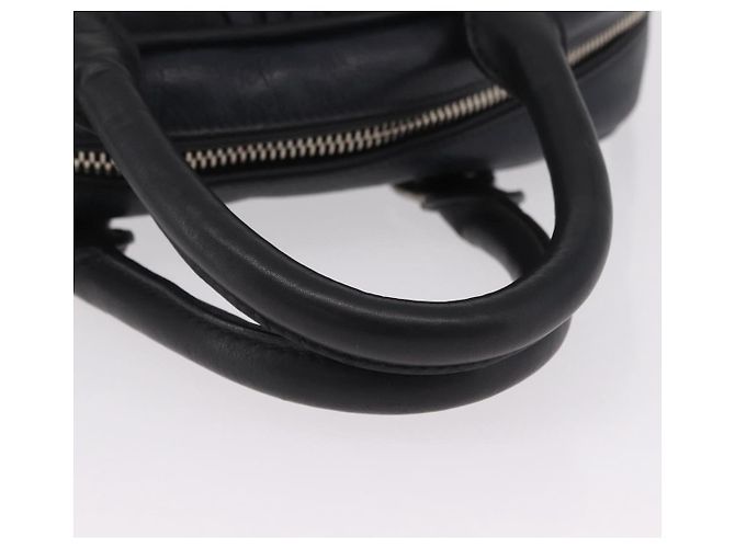 Borsa a mano Miu Miu in pelle nera e argento Auth am12613V Nero - vista 7
