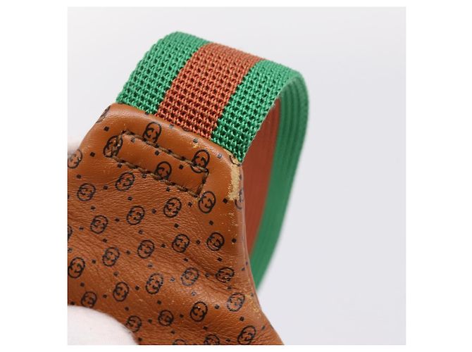 Borsa GUCCI Micro GG Canvas Sherry Line GUCCIxDAPPER DAN 536416 Auth ka6390A Marrone D'oro - vista 10