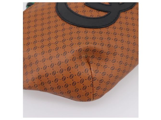 Borsa GUCCI Micro GG Canvas Sherry Line GUCCIxDAPPER DAN 536416 Auth ka6390A Marrone D'oro - vista 14