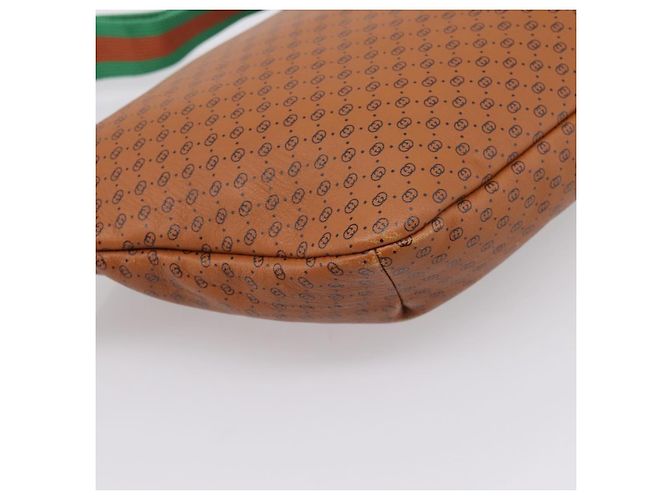 Borsa GUCCI Micro GG Canvas Sherry Line GUCCIxDAPPER DAN 536416 Auth ka6390A Marrone D'oro - vista 16