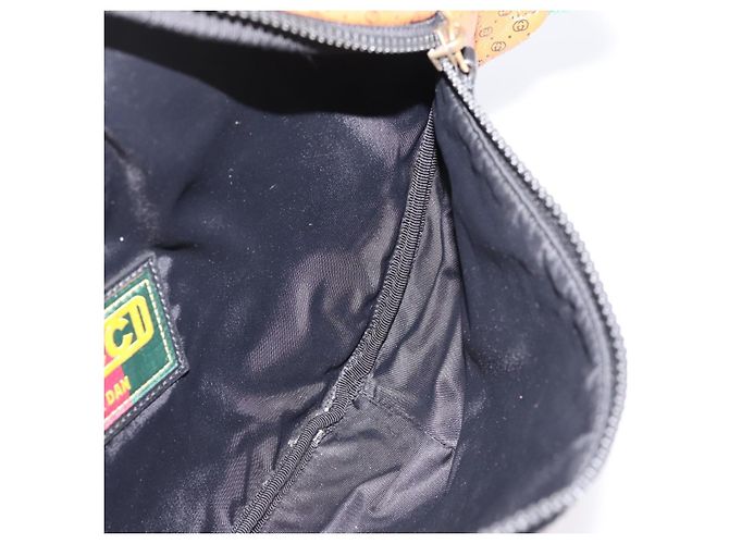 Borsa GUCCI Micro GG Canvas Sherry Line GUCCIxDAPPER DAN 536416 Auth ka6390A Marrone D'oro - vista 19