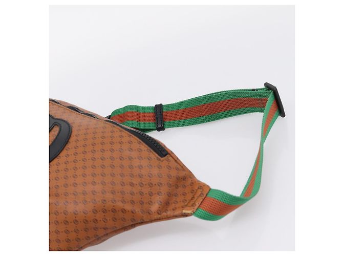 Borsa GUCCI Micro GG Canvas Sherry Line GUCCIxDAPPER DAN 536416 Auth ka6390A Marrone D'oro - vista 8