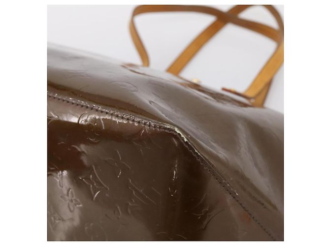 Borsa LOUIS VUITTON Monogram Vernis Bellevue GM Veil Bronze M93674 LV Auth BA16175 - vista 15