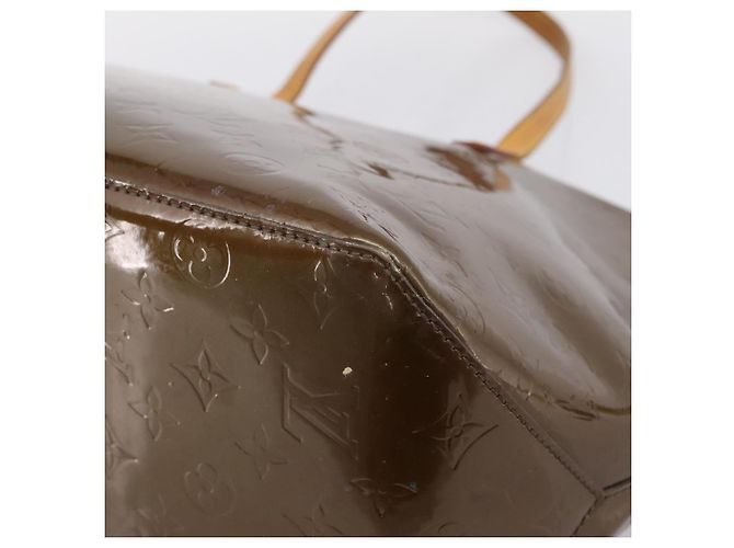 Borsa LOUIS VUITTON Monogram Vernis Bellevue GM Veil Bronze M93674 LV Auth BA16175 - vista 17