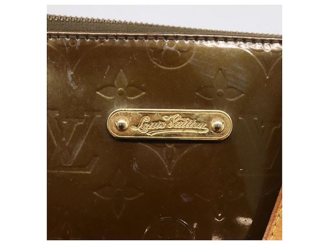 Borsa LOUIS VUITTON Monogram Vernis Bellevue GM Veil Bronze M93674 LV Auth BA16175 - vista 19