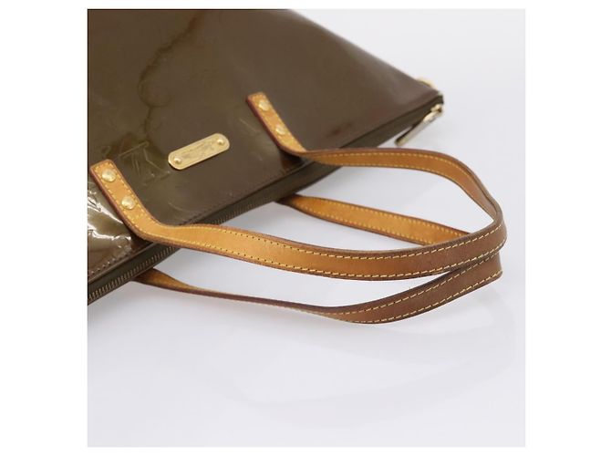 Borsa LOUIS VUITTON Monogram Vernis Bellevue GM Veil Bronze M93674 LV Auth BA16175 - vista 7