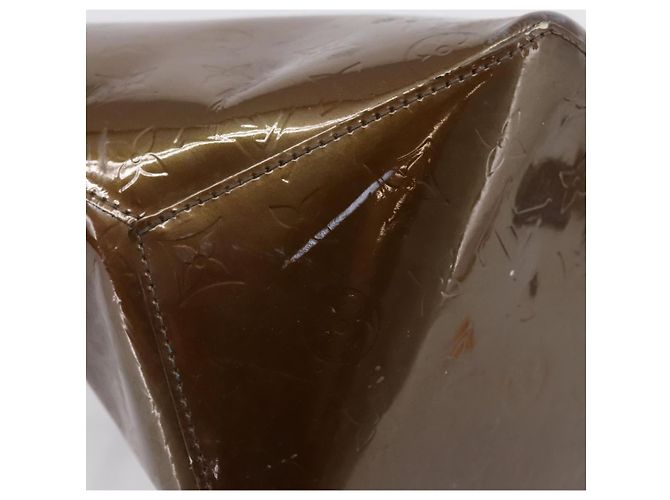 Borsa LOUIS VUITTON Monogram Vernis Bellevue GM Veil Bronze M93674 LV Auth BA16175 - vista 8