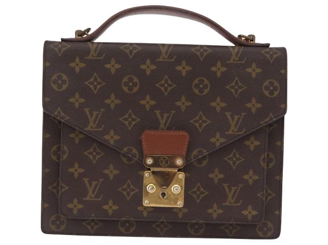Borsa a mano LOUIS VUITTON Monogram Monceau28 M51185 LV Auth ep15982 Monogramma - vista 13