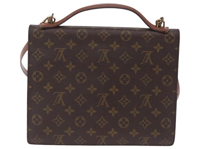 Borsa a mano LOUIS VUITTON Monogram Monceau28 M51185 LV Auth ep15982 Monogramma - vista 2